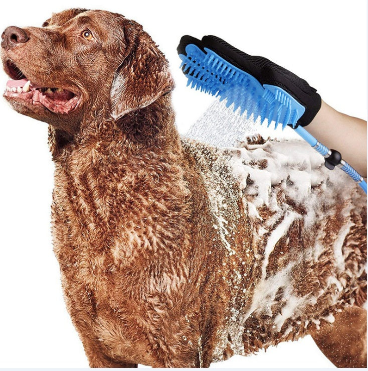 Pet Dog Handheld Shower Glove Bathing Shower Tool