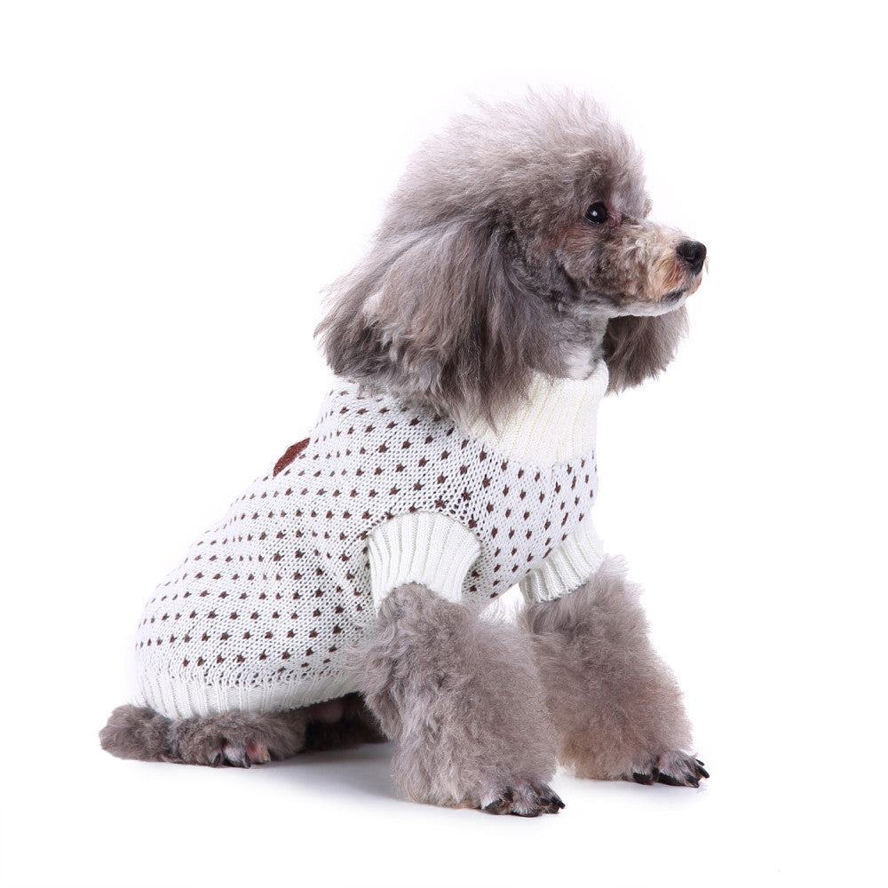 Christmas Snowflake Paw Dog Sweater