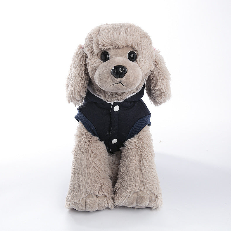 Plus velvet four-legged cotton coat