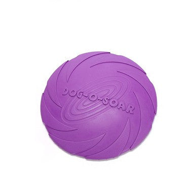 Pet Dog Rubber Frisbee Disk Chew Toy