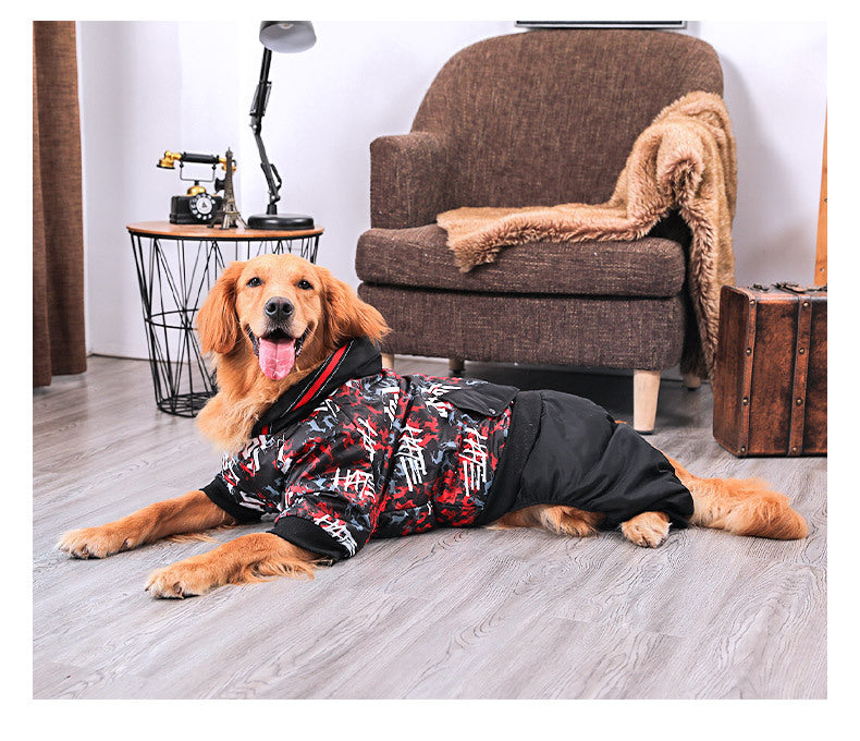 Large Dog Winter Snow Suit Coat