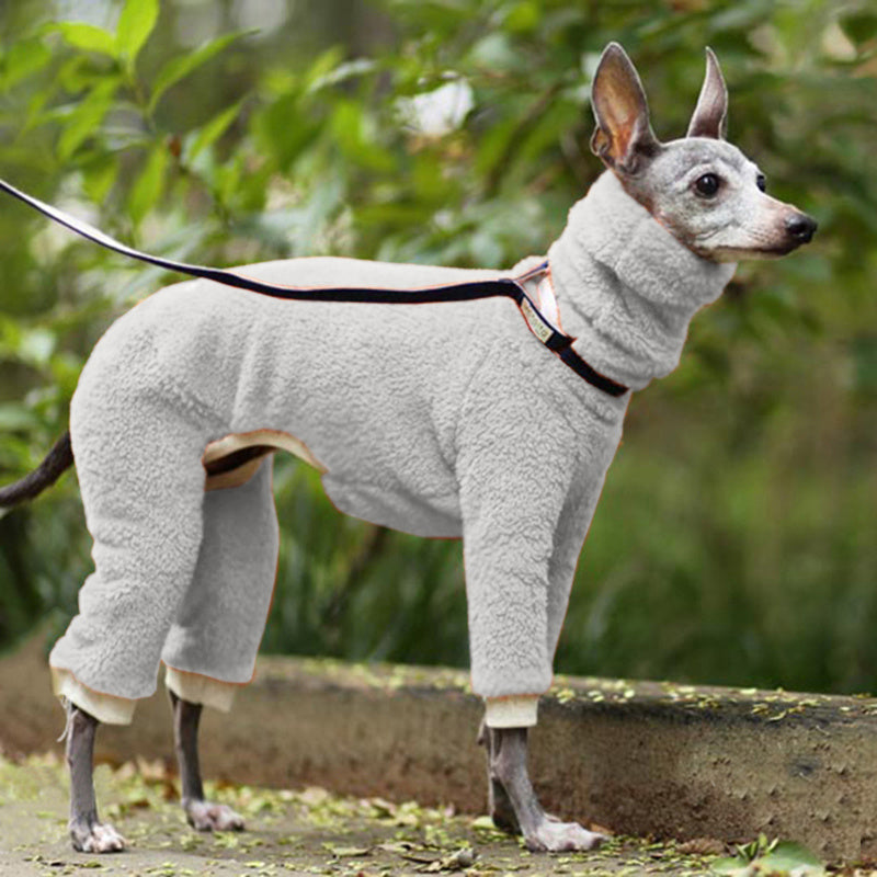 Warm and fashionable dog cotton clothes