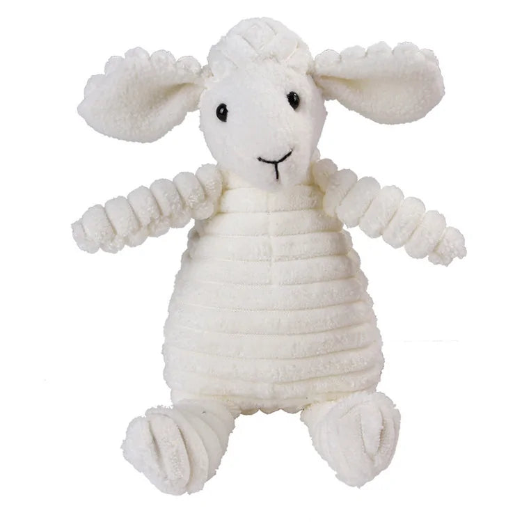 Animals Dog Chew Squeak Toys White Sheep sold by Poopy and Poops General Pet Store poppyandpoops.ca