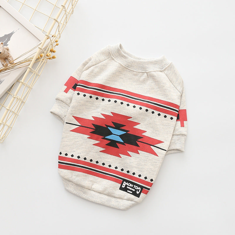 Cotton Tribal Printed Dog Sweater