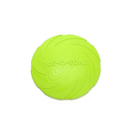 Pet Dog Rubber Frisbee Disk Chew Toy