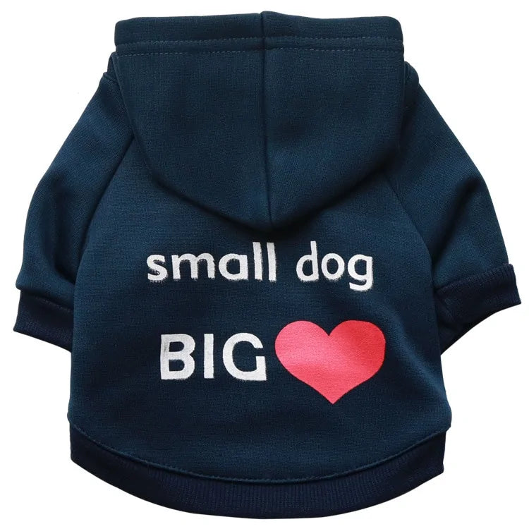 Security Dog Clothes Small Dog Hoodie Coat Blue Small Big Dog Medium sold by Poopy and Poops General Pet Store poppyandpoops.ca