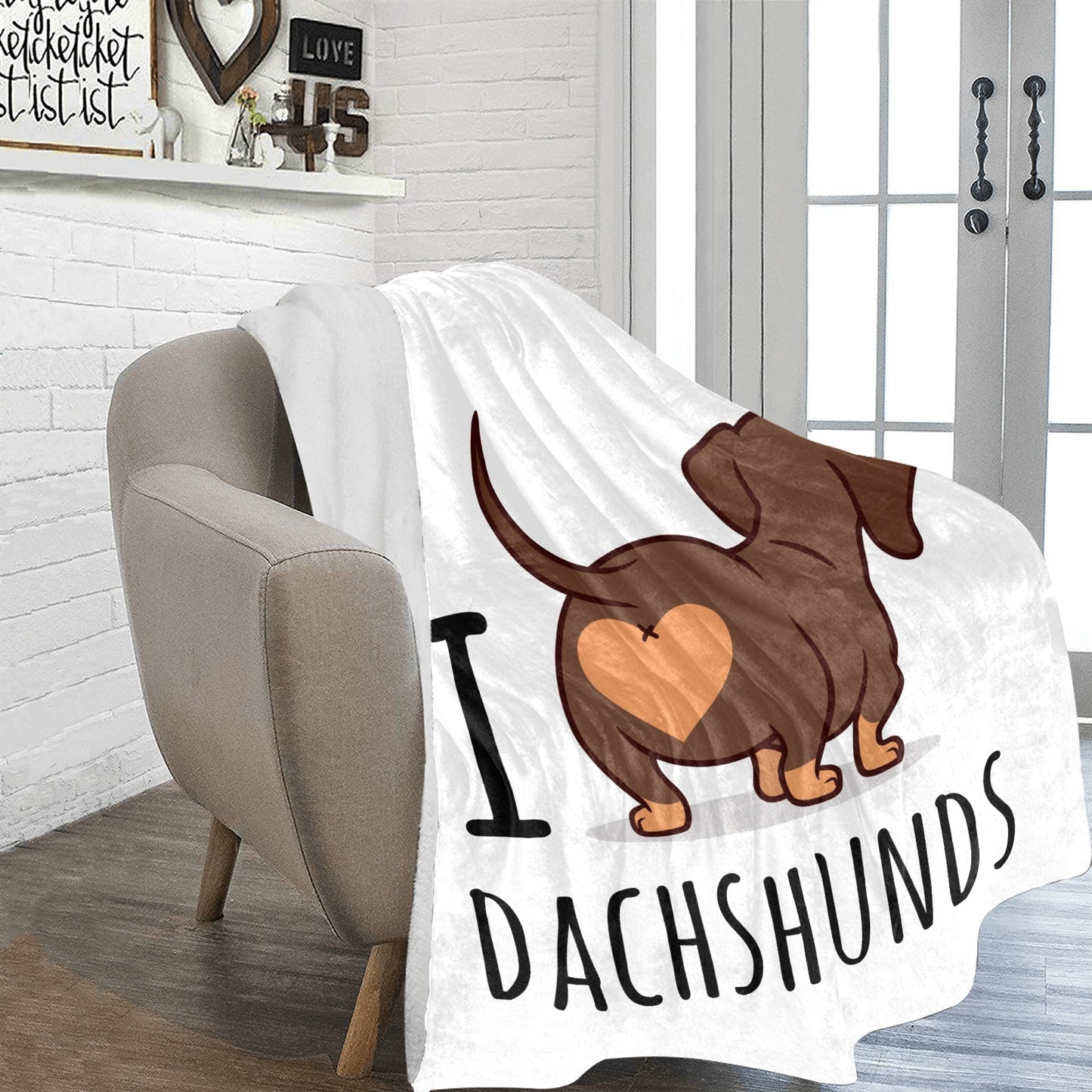 I love Dachshunds Ultra-Soft Micro Fleece Blanket