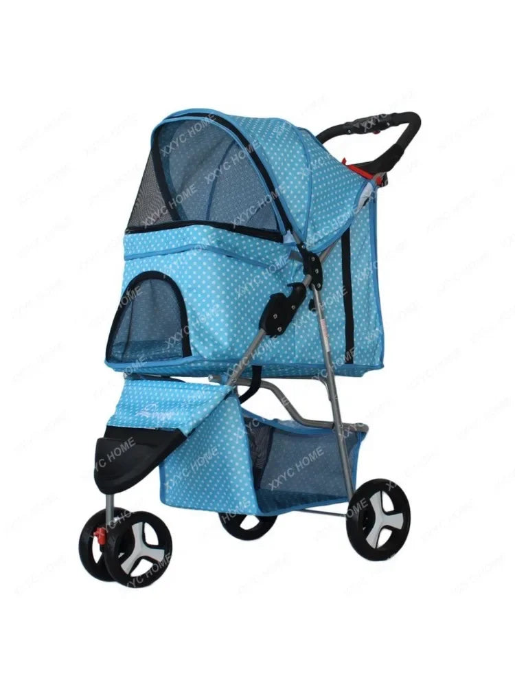 Dog stroller 3 wheel best sale