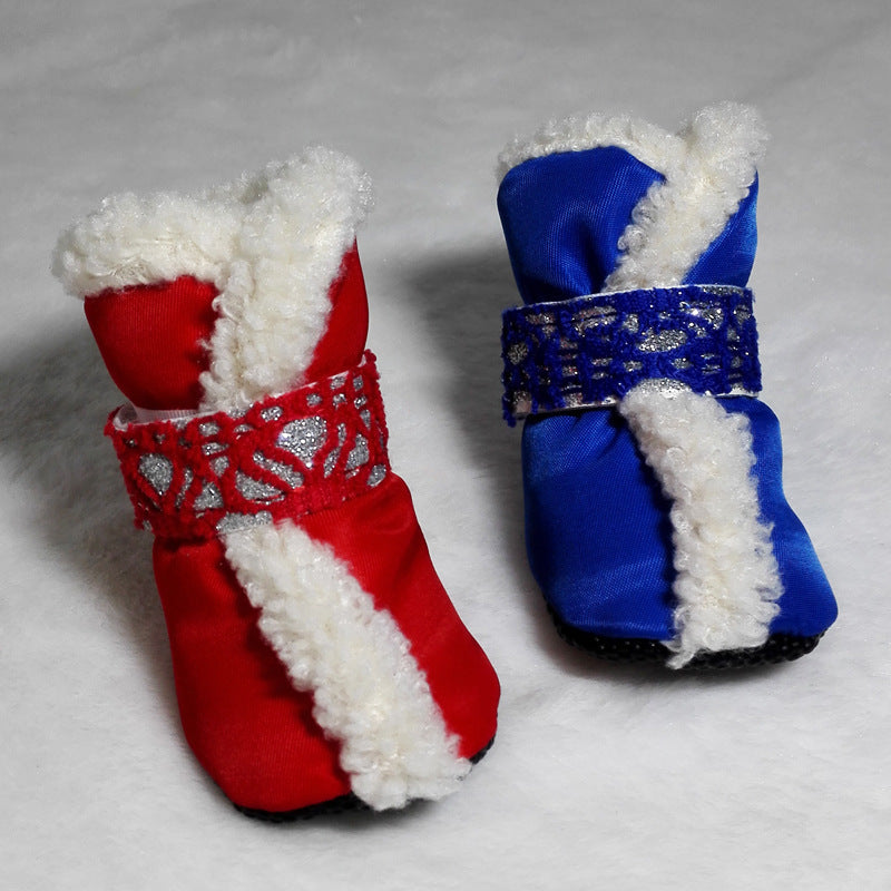 Winter Waterproof Pet Dog Shoes Snow Boots