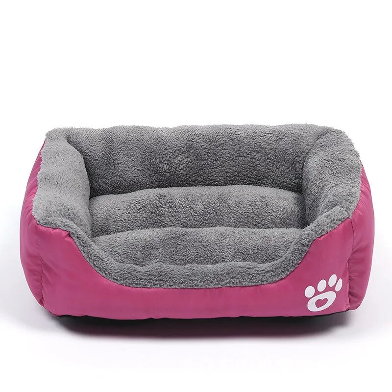 Multi-Color Soft PP Cotton Pet Dog Sofa Bed Rose sold by Poopy and Poops General Pet Store poppyandpoops.ca