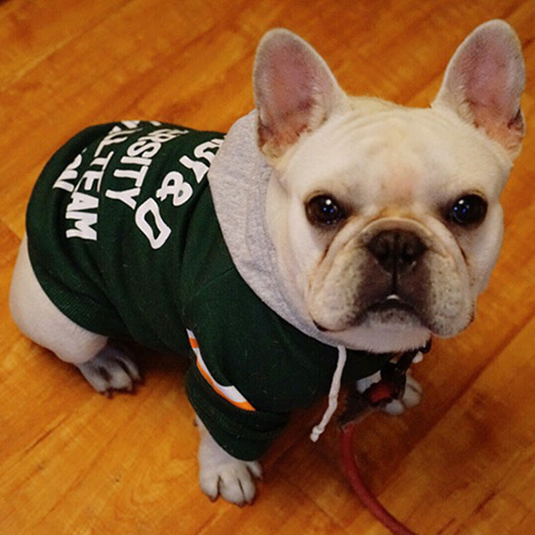 Grandy and D Football Champion Hoodie in Red and Green