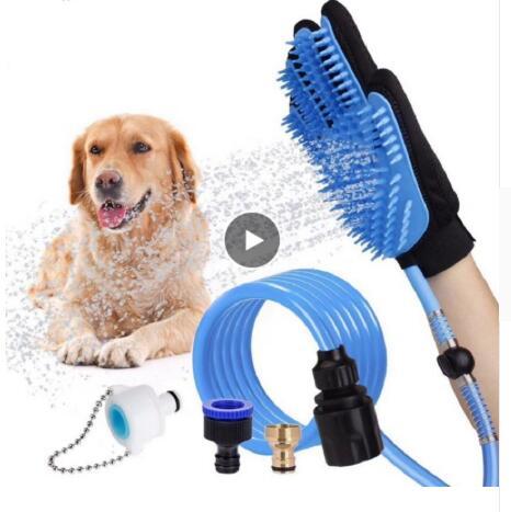 Pet Dog Handheld Shower Glove Bathing Shower Tool