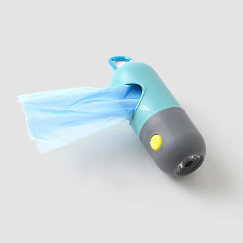 LED Light Dog Poop Bag Dispenser sold by Poopy and Poops General Pet Store poppyandpoops.ca