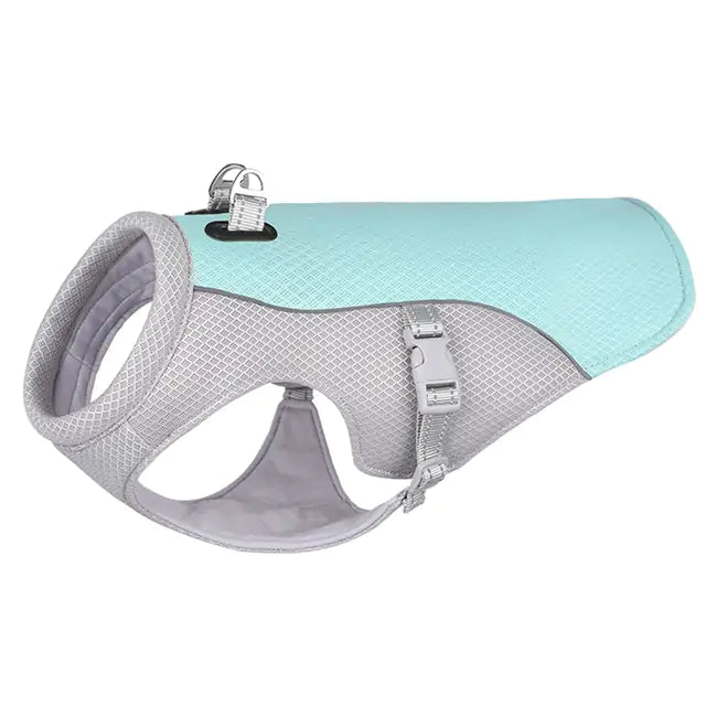 Breathable Summer Dog Cooling Vest Blue S sold by Poopy and Poops General Pet Store poppyandpoops.ca