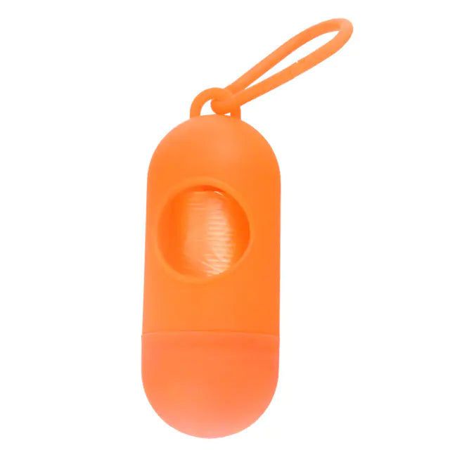 Pet Waste Garbage Holder Orange Small sold by Poopy and Poops General Pet Store poppyandpoops.ca