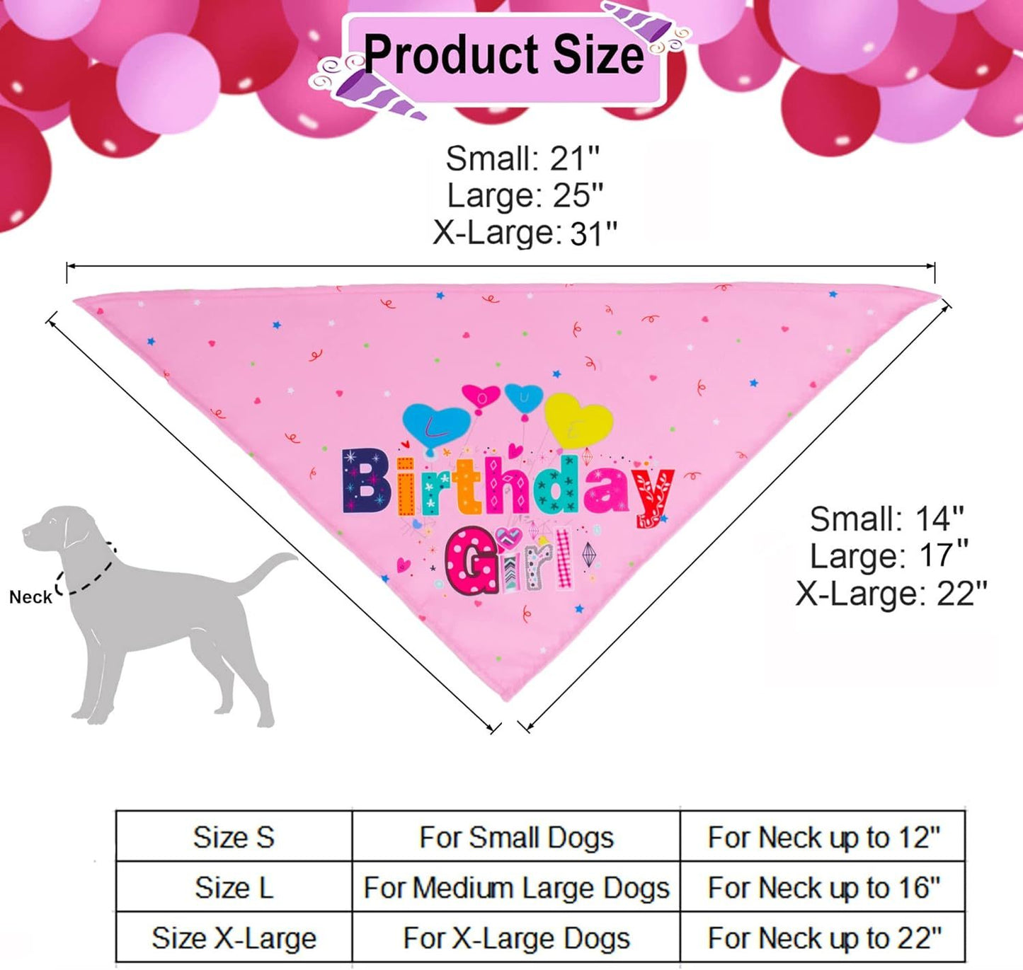 Dog Birthday Party Supplies Banner, Hat, Bandana, Bow