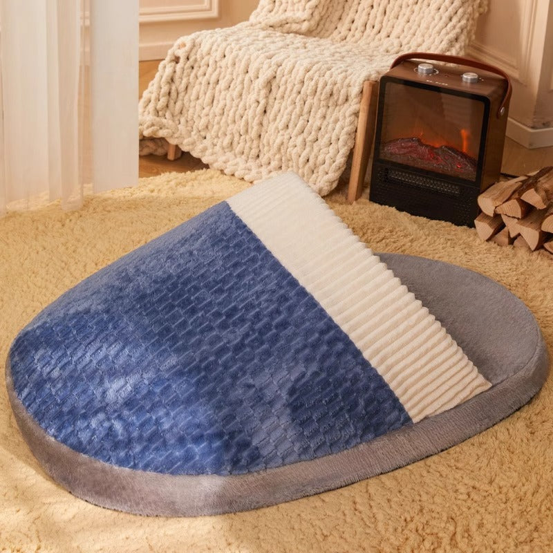 Slipper shaped Nesting Dog Bed