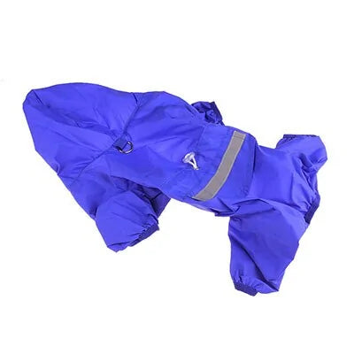 Durable Waterproof Dog Raincoat Blue Extra Small sold by Poopy and Poops General Pet Store poppyandpoops.ca