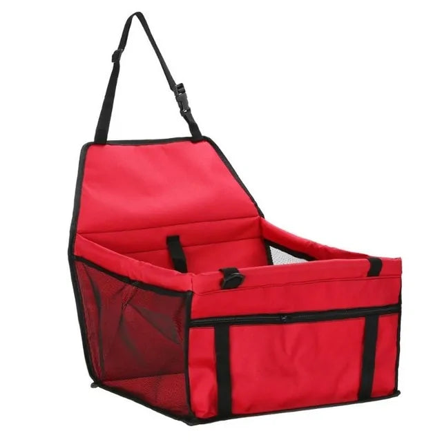 Folding Pet Dog Carrier Pad Red sold by Poopy and Poops General Pet Store poppyandpoops.ca