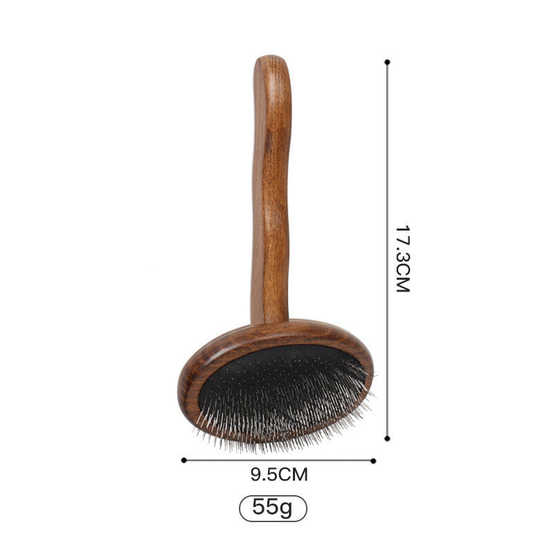 Solid Wood Antique Hair Pet Comb Brush Grooming Set