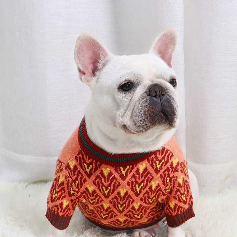 Nordic Bunny Cotton Dog Sweater