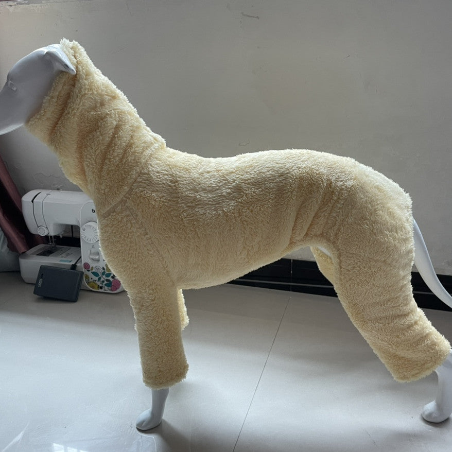 High Collar Reversible Fleece Solid Color Dog Clothes