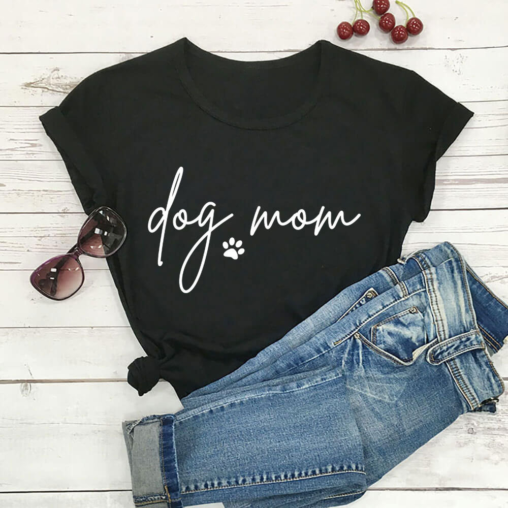 Mother's Day Round Neck Short Sleeve T-Shirt