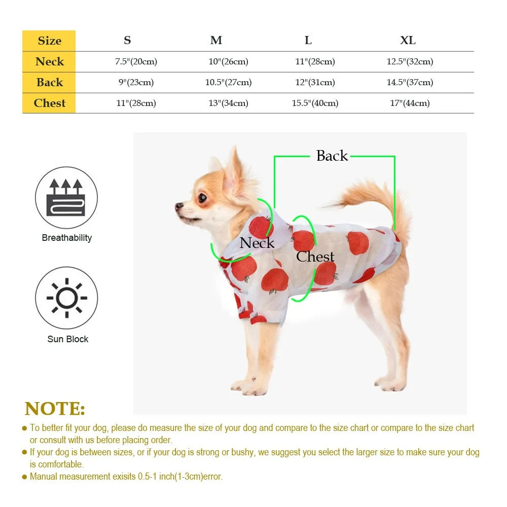 Dog Hooded Sun Protection Hoodie sold by Poopy and Poops General Pet Store poppyandpoops.ca