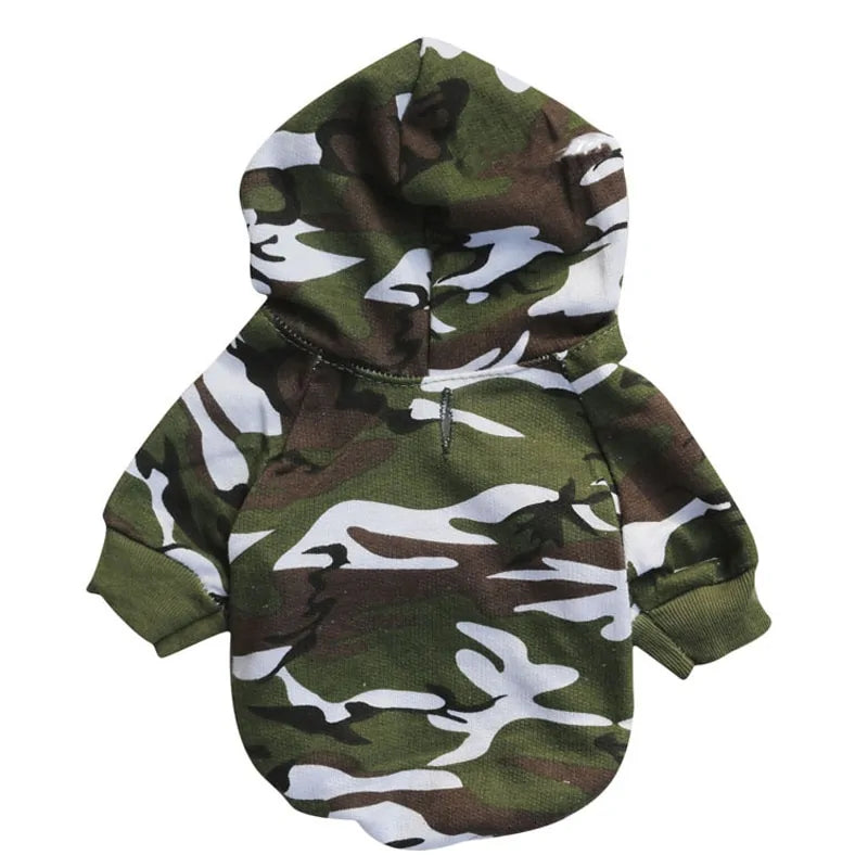 Security Dog Clothes Small Dog Hoodie Coat Camo Large sold by Poopy and Poops General Pet Store poppyandpoops.ca