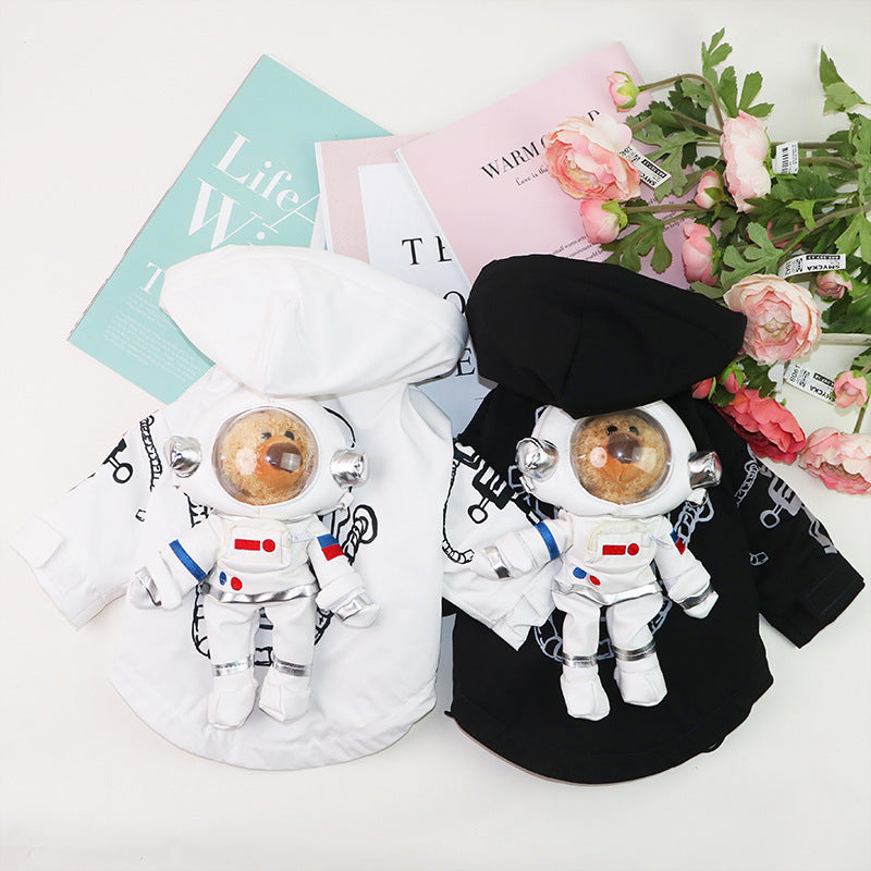 Teddy Clothes Space Suit Moon Landing Padded Jacket Thickened