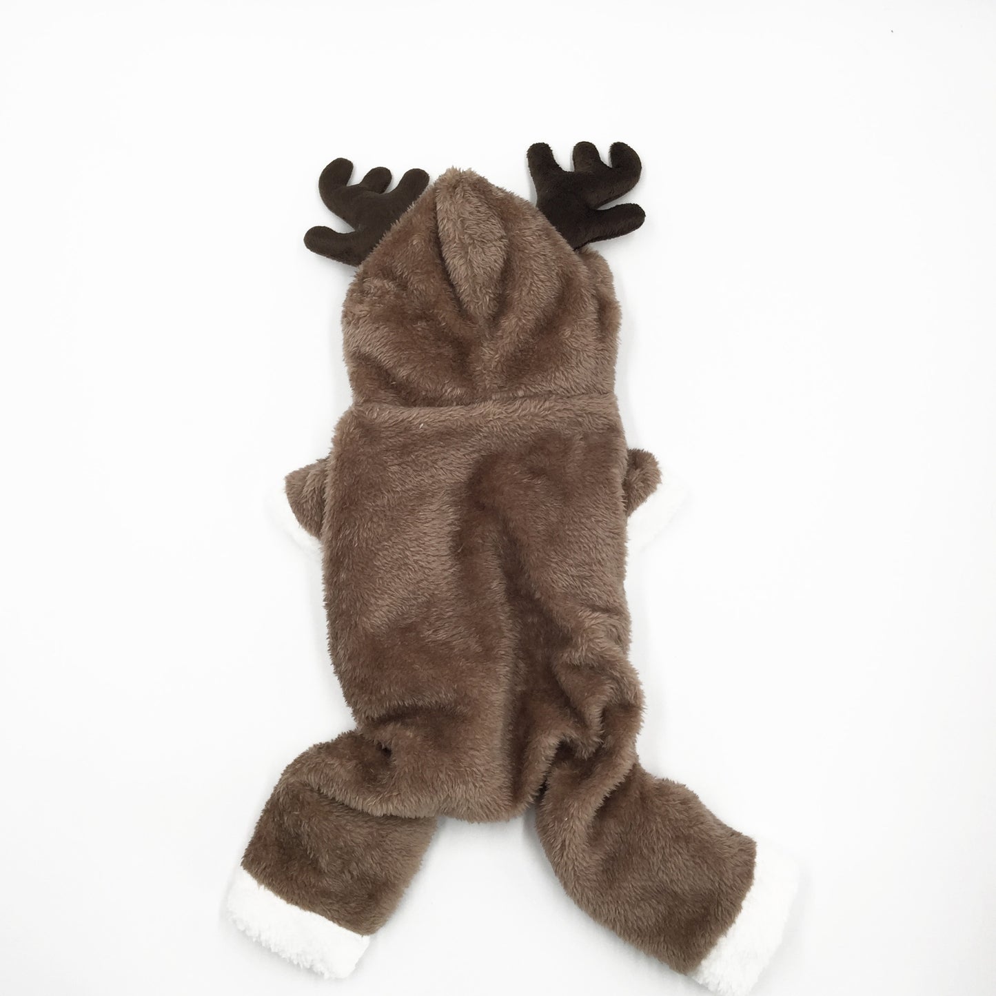 Coral Fleece Cotton Blend Elk Reindeer Christmas Dog Onesie