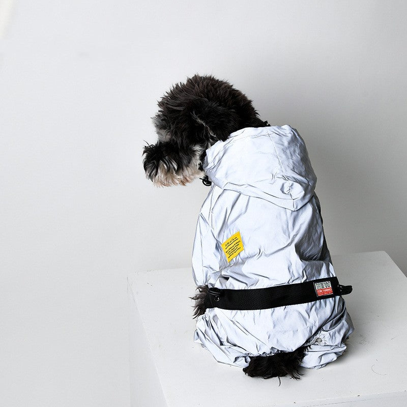 Pet Raincoat Reflective Night Walk