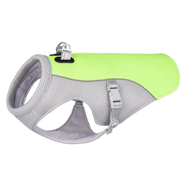 Breathable Summer Dog Cooling Vest Green M sold by Poopy and Poops General Pet Store poppyandpoops.ca