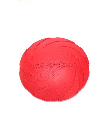 Pet Dog Rubber Frisbee Disk Chew Toy