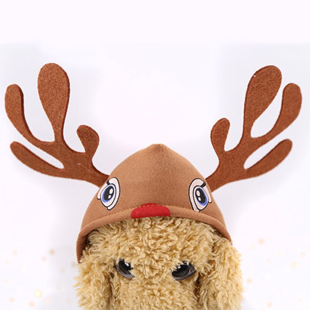 Dog Pet Santa's Reindeer Antler Christmas Hoodie