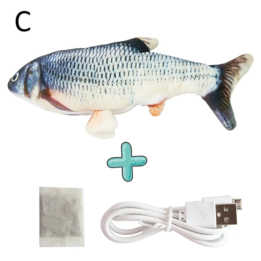 Electronic Flapping Fish Pet Cat-Dog Toy Catfish 30Cm sold by Poopy and Poops General Pet Store poppyandpoops.ca