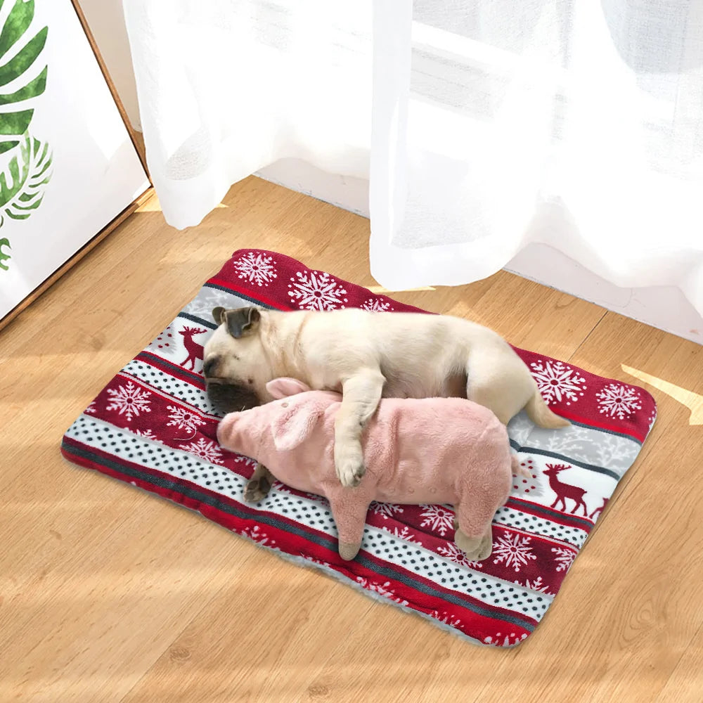 Winter Dog Bed Blanket sold by Poopy and Poops General Pet Store poppyandpoops.ca