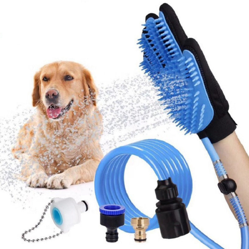 Pet Dog Handheld Shower Glove Bathing Shower Tool