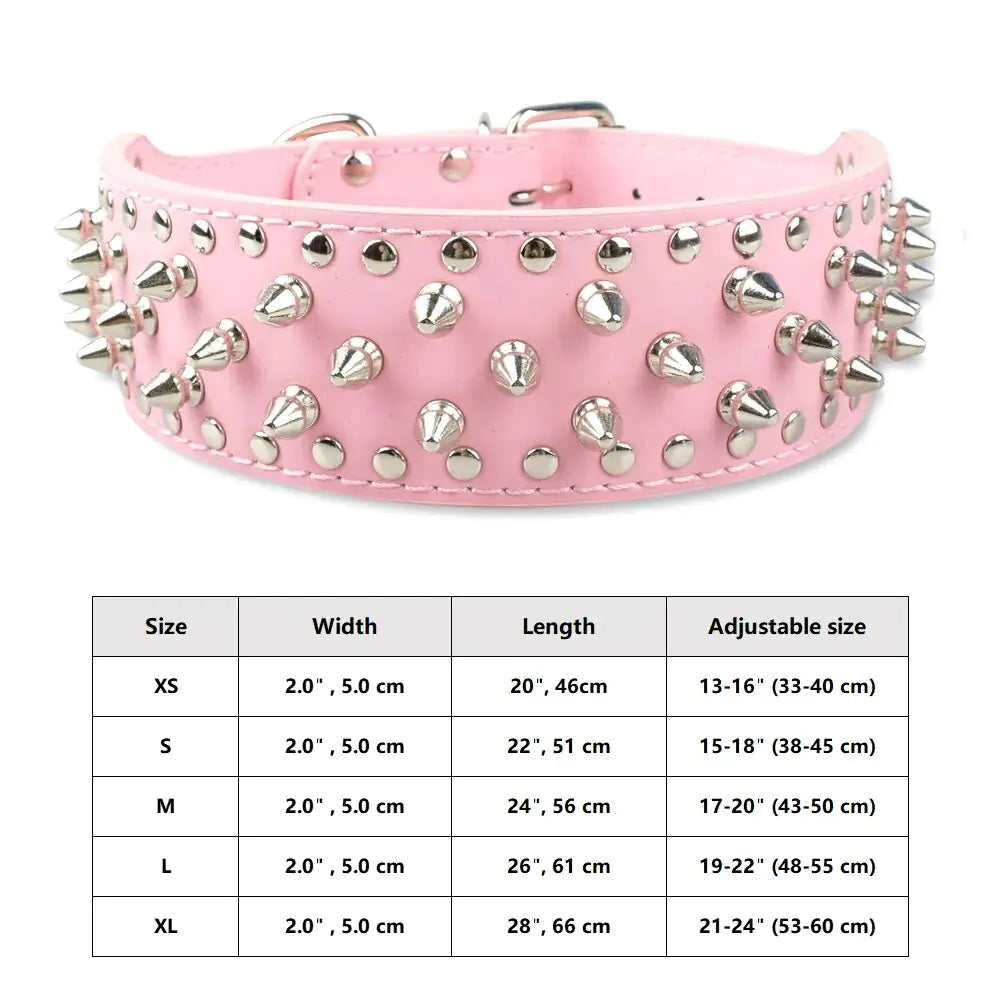 Cone Spikes Dog Collar sold by Poopy and Poops General Pet Store poppyandpoops.ca