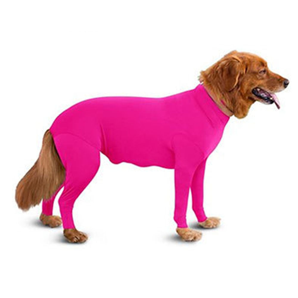 Dog Long John Base Layer Pajama in Red Black Pink Blue and Purple