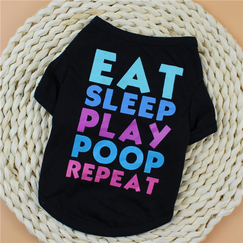 Eat Sleep Play Poop Repeat Dog Tee-Shirt