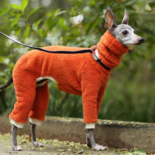 Warm and fashionable dog cotton clothes