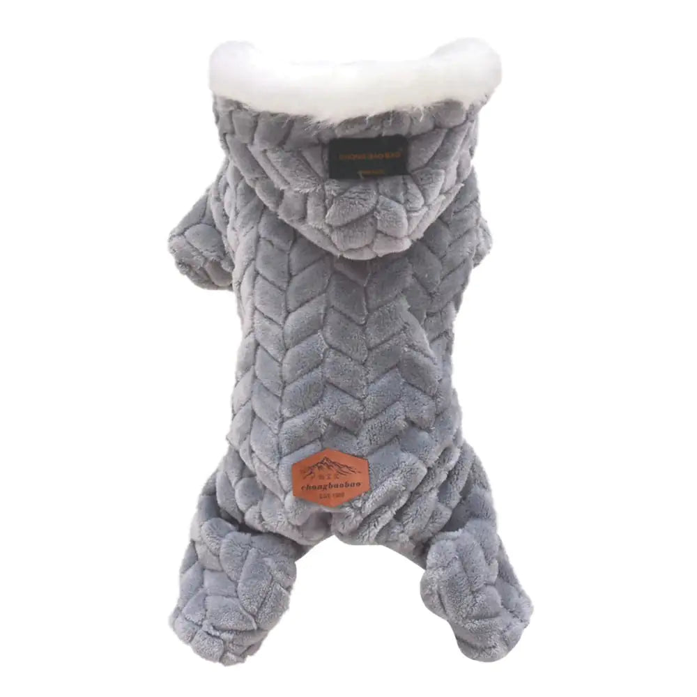 Winter Pet Dog Clothes Gray Extra Large sold by Poopy and Poops General Pet Store poppyandpoops.ca