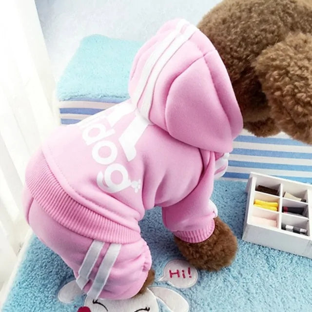 Dog Jumpsuit Costume Pink Extra Small 0.5-1.2 KG sold by Poopy and Poops General Pet Store poppyandpoops.ca