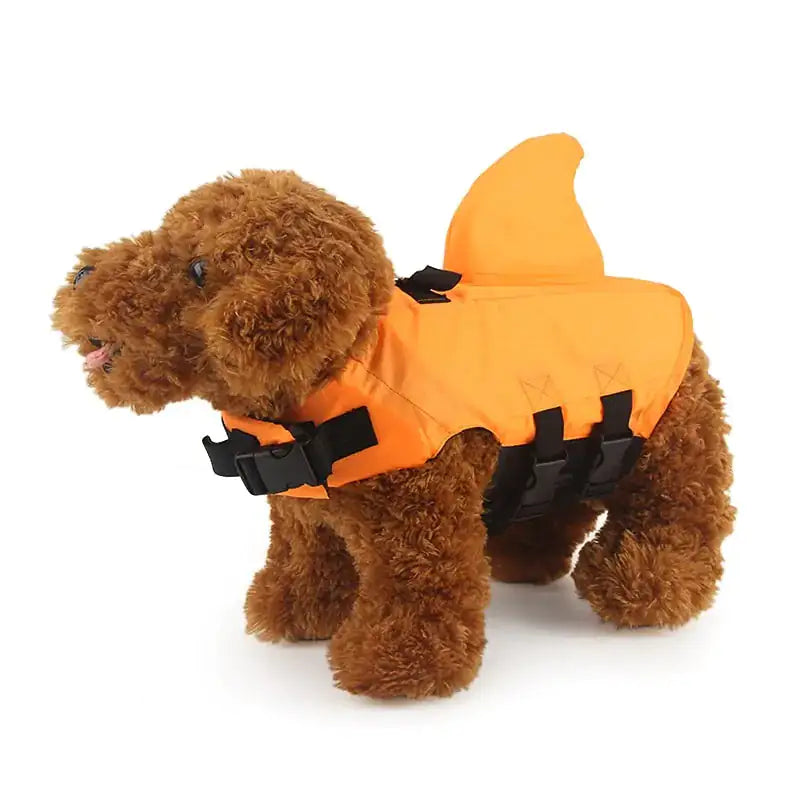 Shark Dog Life Vest sold by Poopy and Poops General Pet Store poppyandpoops.ca