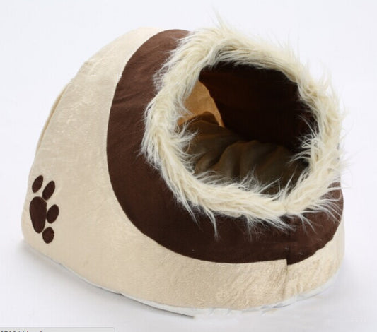 Dog Nest Bed in Khaki