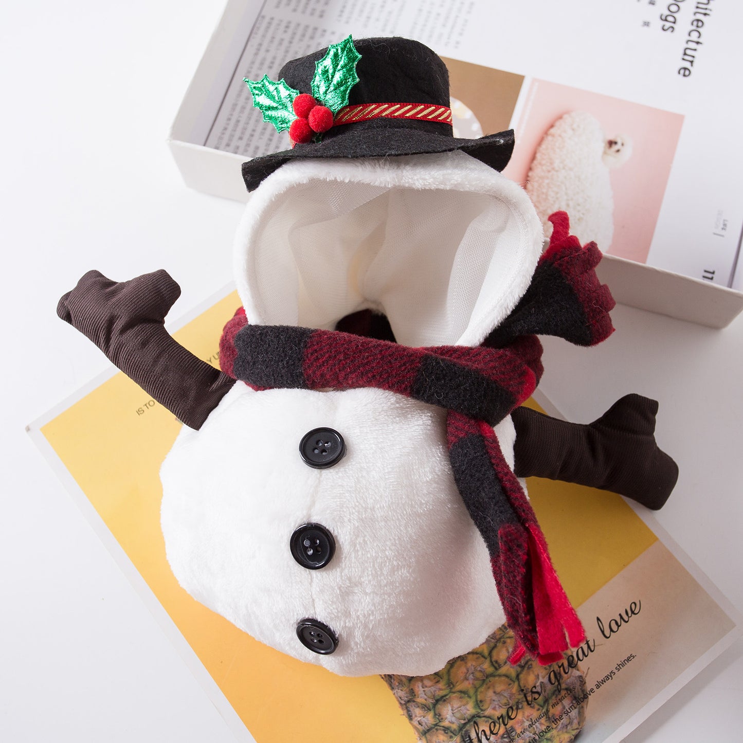 Christmas Snowman Pet Dog Costume