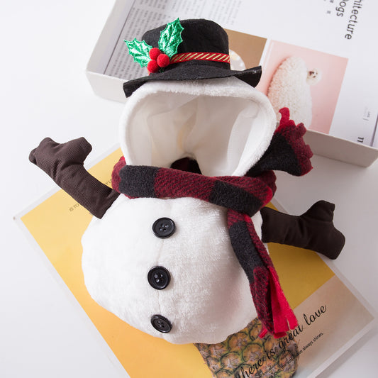 Christmas Snowman Pet Dog Costume