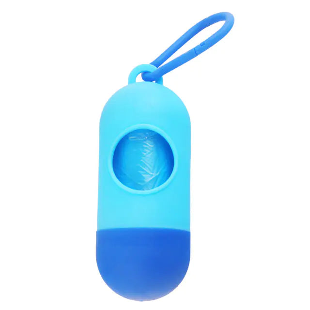 Pet Waste Garbage Holder Light Blue Small sold by Poopy and Poops General Pet Store poppyandpoops.ca