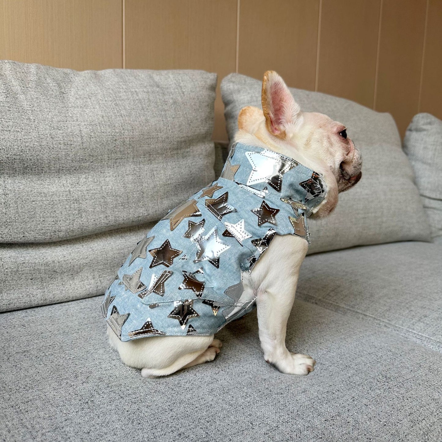 Pet Dog Summer Denim Vest Jacket